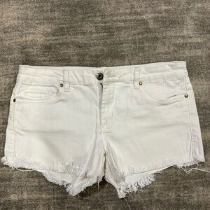 BLANK NYC white jean shorts